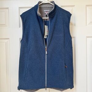 Men's Peter Millar Element Warmth Sweater Vest BMW Championship Sz Large NWT
